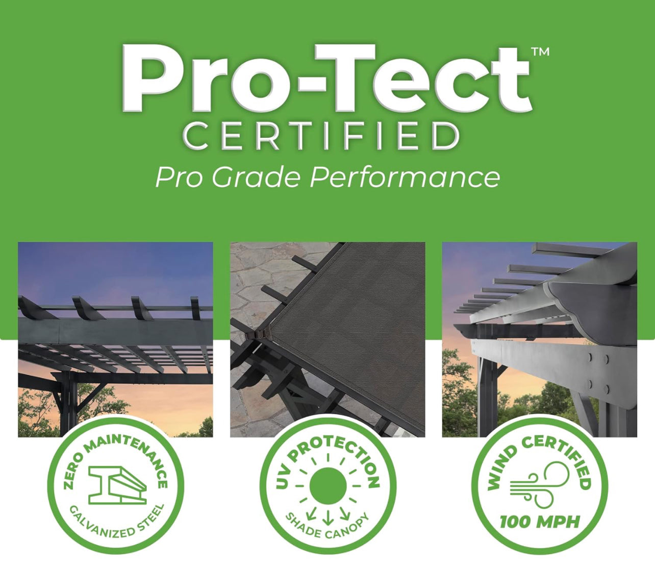 Pergola- Galvanized Steel